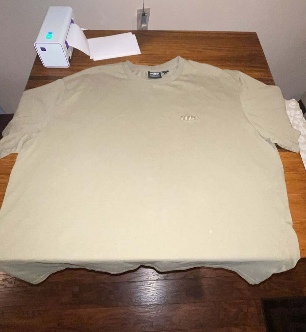 Snipes T-Shirt Size 3XL Beige Embroidered Logo Streetwear